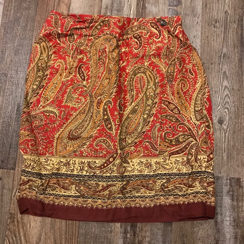 Vintage Wrap Skirt